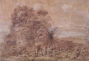 Claude Lorrain Landscape with Psyche (mk17) painting